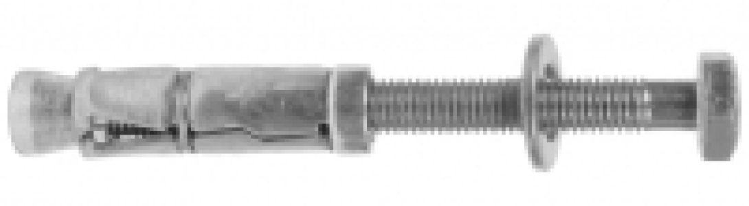 Wickes  Fischer Fwb Wall Bolt M8 X 60mm 8 Pack