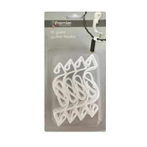 Premier Giant Gutter Clips for Christmas Gutter Lights Pack  £1.50