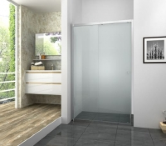 Vision 6mm Chrome Framed Sliding Shower Door Only - 1850 x 1