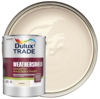 Wickes  Dulux Trade Weathershield Smooth Masonry Paint - Gardenia 5L