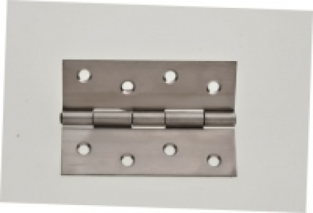 Wickes Butt Hinge - Stainless Steel 102mm Pack of 3