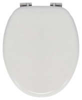 Wickes  Wickes Soft Close Moulded Wooden Toilet Seat - White