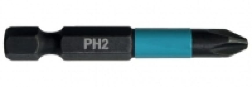 Makita B-63725 Impact Black Screwdriver Bit PH2 - 50mm - Pac