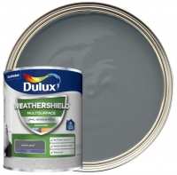 Wickes  Dulux Weathershield Multi Surface Paint - Gallant Grey - 750