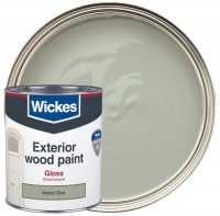 Wickes  Wickes Exterior Gloss Muted Olive 750ml