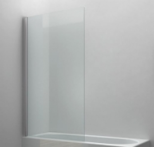 Wickes  Wickes 6mm Half Framed Radius Bath Screen - 1400 x 900mm