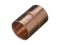 Wickes  Primaflow Copper End Feed Straight Coupling - 28mm Pack Of 2