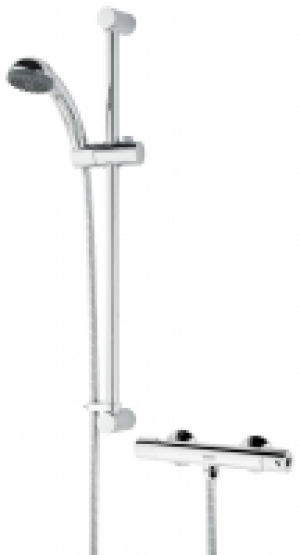 Wickes  Bristan Zing Cool Touch Thermostatic Bar Mixer Shower & Adju