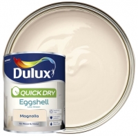 Wickes  Dulux Quick Drying Eggshell Paint - Magnolia - 750ml