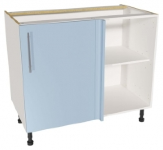 Orlando Bright Skies Matt Slab Corner Base Unit - 1000mm