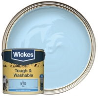 Wickes  Wickes Sky - No.910 Tough & Washable Matt Emulsion Paint - 2