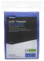Wickes  Wickes Multi Purpose Tarpaulin - 2 x 3m