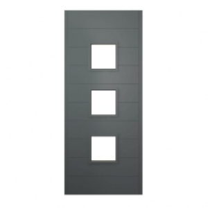JCI Ultimate Malmo External Hardwood Glazed Door Grey with H £760.00
