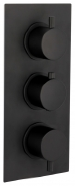 Bristan Recessed Concealed Shower Valve with Diverter - Blac
