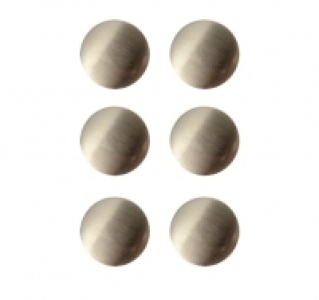 Wickes  Wickes Victorian Door Knob - Brushed Nickel 38mm Pack of 6