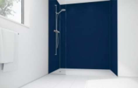 Wickes  Mermaid Atlantic Matt Acrylic 3 sided Shower Panel Kit 1700m