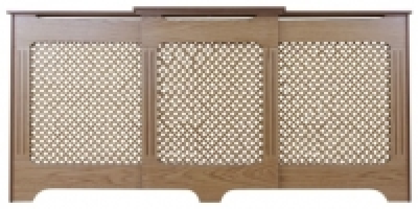 Wickes  Wickes Derwent Large Adjustable Radiator Cover Oak - 1430-20