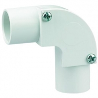 Wickes  Wickes Trunking Inspection Elbow - White 20mm