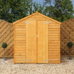 Mercia 4 x 6ft Double Door Windowless Timber Overlap Apex Sh £490.00