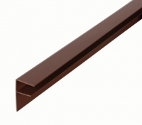 Wickes  16mm PVC Side Flashing - Brown 6m