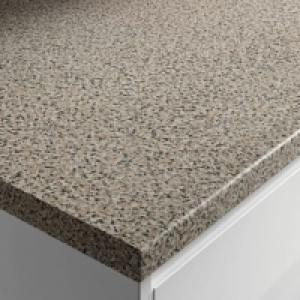 Wickes Gloss Laminate Worktop - Lava Rock 600mm x 38mm x 3m
