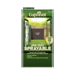Cuprinol One Coat Sprayable Shed & Fence Paint - Forest Oak