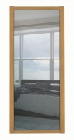Wickes  Spacepro 1 Panel Shaker Oak Frame Mirror Door - 914mm