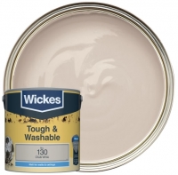 Wickes  Wickes Chalk White - No.130 Tough & Washable Matt Emulsion P