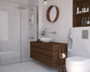 Wickes York White Ceramic Wall & Floor Tile 300 x 300mm