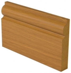 Torus Oak Veneer Skirting - 18mm x 169mm x 4.2m