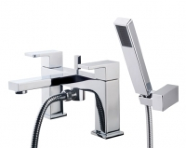 Wickes Kubic Chrome Bath Shower Mixer Tap