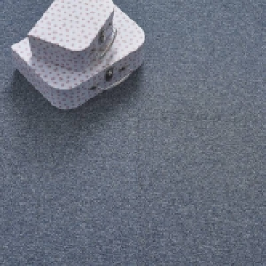 Homebase 0.25sq M Vitrex Value Carpet Tile Blue