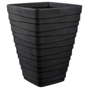 Tall Square Trojan Planter in Granite - 40cm £25.00