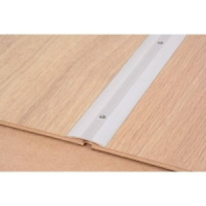 Cover Strip One Level Laminate & Vinyl Edge - Silver 900mm