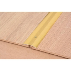Cover Strip One Level Laminate & Vinyl Edge - Gold 900mm