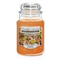 Homebase Glass, Wax, Wick Yankee Candle Home Inspiration Large Jar Citrus Gingerbread
