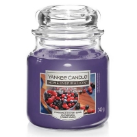 Homebase Glass, Wax, Wick Yankee Candle Home Inspiration Medium Jar Candle Core Berry 