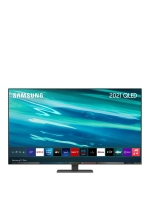 LittleWoods Samsung 2021 55 inch Q80A QLED 4K HDR 1500 Smart TV - Silver