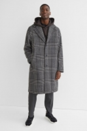 Oversized wool-blend coat £44.00