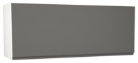 Wickes  Madison Dark Grey Gloss Handleless Narrow Wall Unit - 900mm