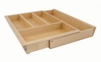 Wickes  Extendable Cutlery Tray 450-600mm Ash