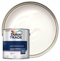 Wickes  Dulux Trade Satinwood Paint - Pure Brilliant White - 2.5L