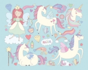 Wickes  ohpopsi Unicorn Magic Wall Mural - L 3m (W) x 2.4m (H)