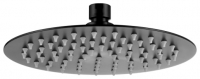 Wickes  Bristan Round Slimline Black Shower Head - 200mm