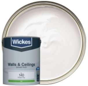 Wickes Powder Grey - No. 140 Vinyl Silk Emulsion Paint - 5L £20.00