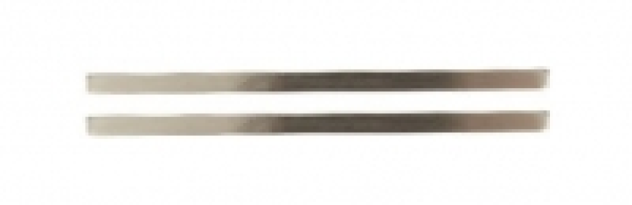 Wickes Slimline Door Handle - Brushed Nickel 151mm Pack of 2