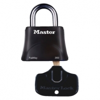 Wickes  Master Lock Push Key Easy Open Padlock - 61mm