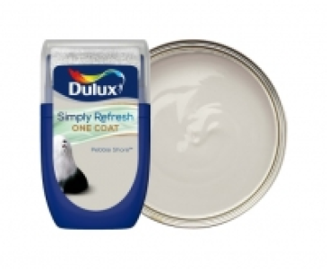 Dulux Simply Refresh One Coat Paint - Pebble Shore Tester Po
