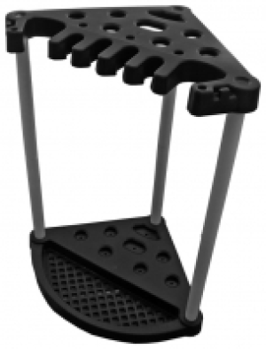 Keter Corner Garden Storage Tool Rack - Black £19.00