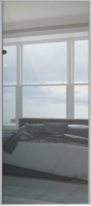 Spacepro Sliding Wardrobe Door Silver Framed Single Panel Mi £165.00